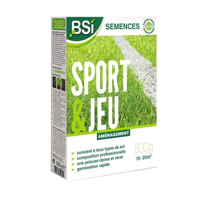 BSI Grass Seed - Sport or Play - 500 g - Covers Up to 25 m²