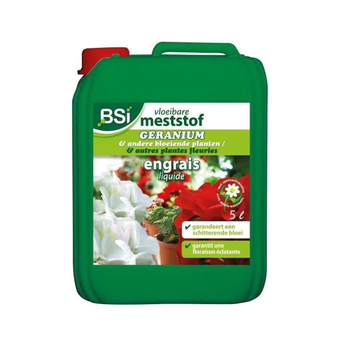 BSI Mineral Fertilizer - Liquid - For Geraniums - 5 L