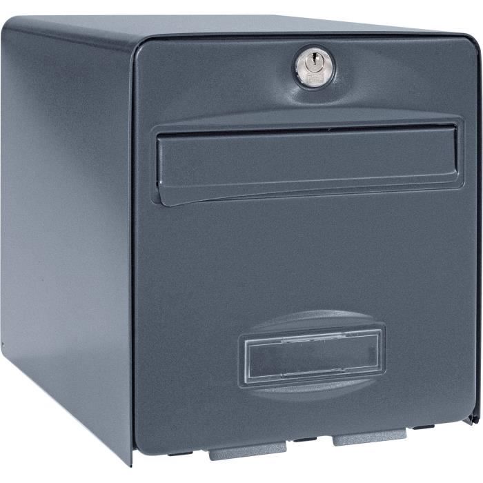 Boil Burg Wachter Balthazar 1 Door - On foot - Galvanized Steel - Total opening - Anthracite - Made in France