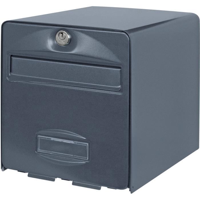 Boil Burg Wachter Balthazar 1 Door - On foot - Galvanized Steel - Total opening - Anthracite - Made in France