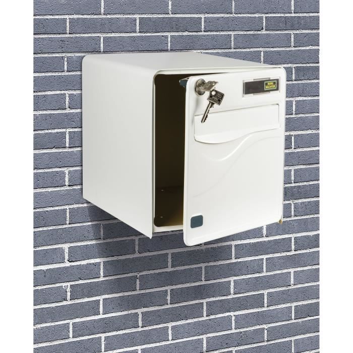 Burg Wachter Baltic 1 Door Galvanized Steel White