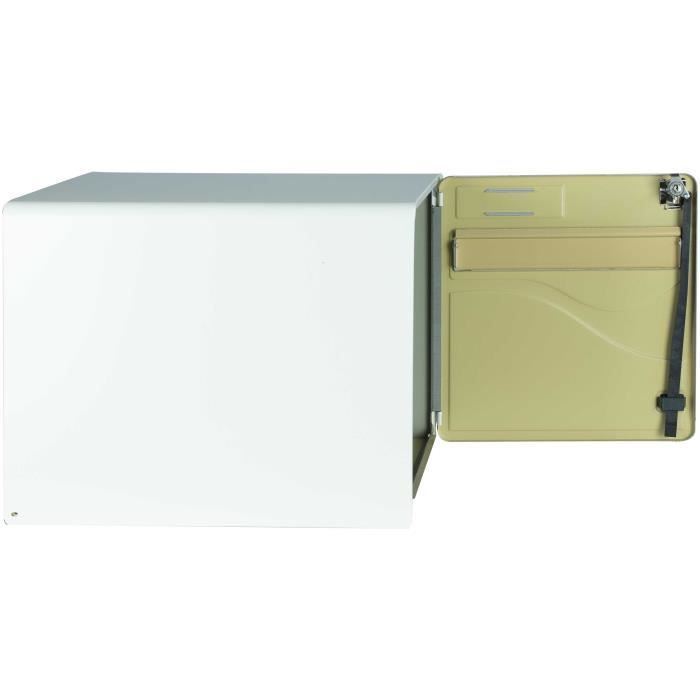 Burg Wachter Baltic 1 Door Galvanized Steel White