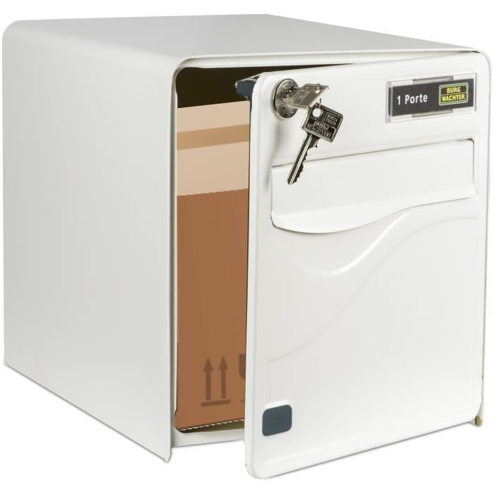 Burg Wachter Baltic 1 Door Galvanized Steel White