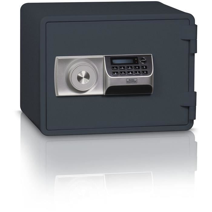 BURG WACHTER Fireproof Safe - FP 44 E - Certified 60 min, Code Opening, A4 Format