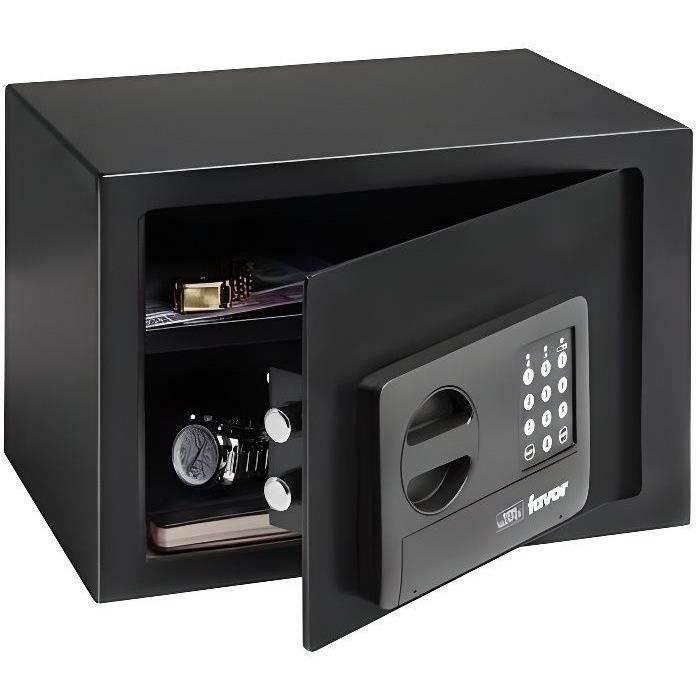 Favor S5 E Safe - BURG WACHTER - Double-bitted Lock - 22 L - Black
