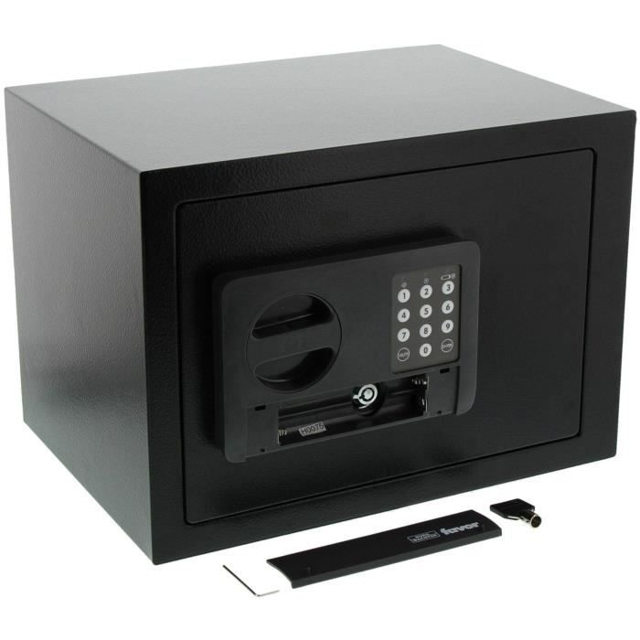 Favor S5 E Safe - BURG WACHTER - Double-bitted Lock - 22 L - Black