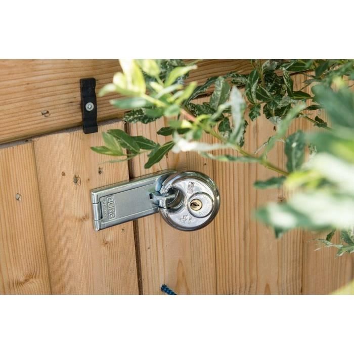 Cylindrical Padlock - BURG WACHTER - 21 70 SB - Stainless Steel 70 mm, Key Opening