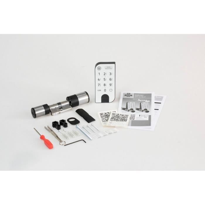 BURG-WÄCHTER secuENTRY easy 7601 Electronic Cylinder - Backlit Keypad IP53