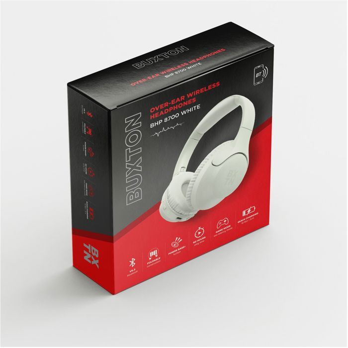 Buxton Wireless On-Ear Headphones - BHP 8700 GREEN - Bluetooth 5.3 - 60-Hour Battery Life