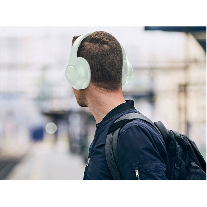 Buxton Wireless On-Ear Headphones - BHP 8700 GREEN - Bluetooth 5.3 - 60-Hour Battery Life