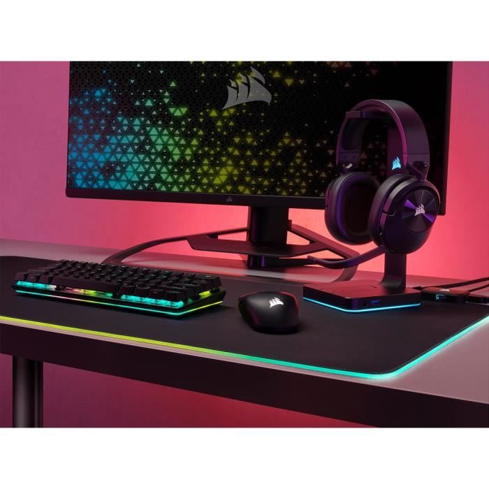 CORSAIR HS55 Wireless Gaming Headset - Dolby Audio 7.1 - PC and PS5