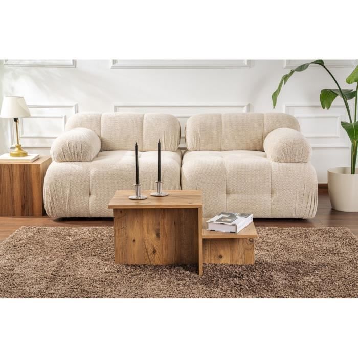HARMONY Coffee Table - Rectangular - Atlantic Pine - 80 x 40 x 40 cm