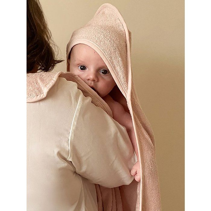 CANDIDE XXL Parent/Baby Bath Towel - 100x100 cm - Pink