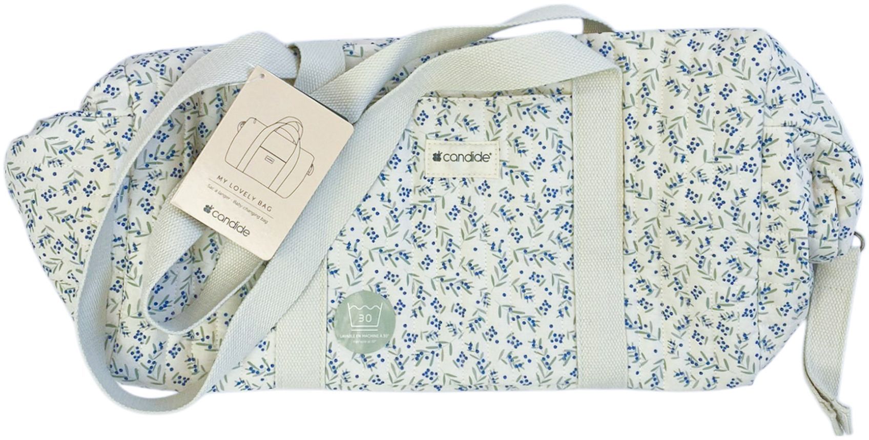 CANDIDE Diaper Bag, Blueberry