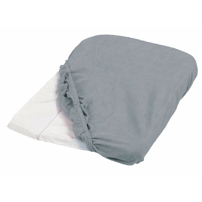 CANDIDE Changing Mat Cover - Terry Cloth - Grey - 50 x 75 cm