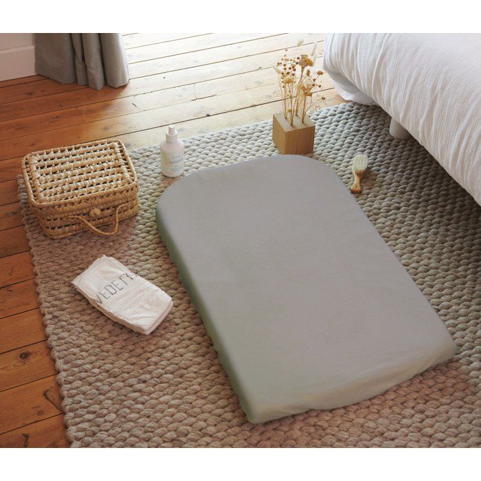 CANDIDE Changing Mat Cover - Terry Cloth - Grey - 50 x 75 cm