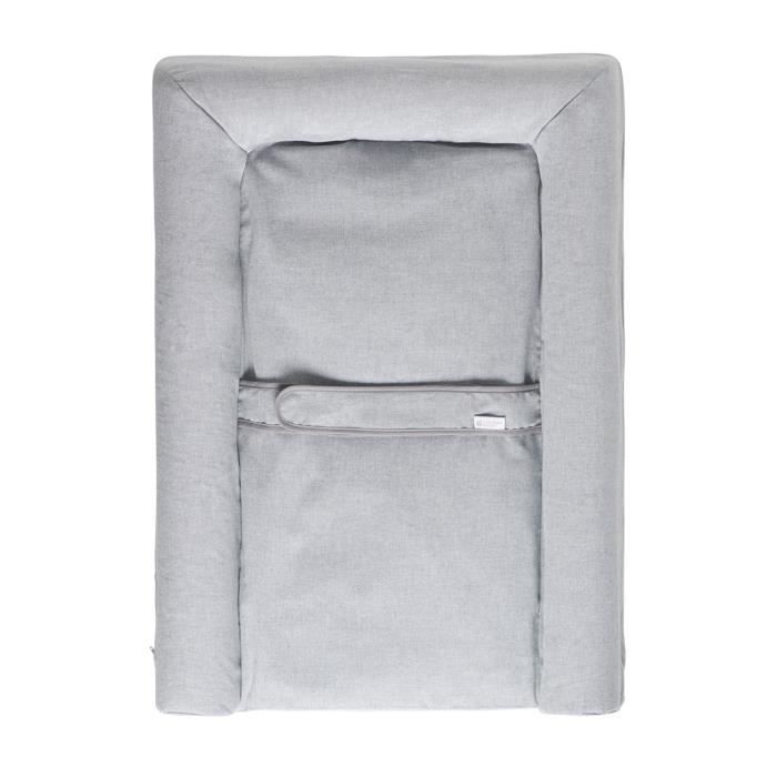 CANDIDE Mat' Confort Changing Mat - Support Belt - Easy to Clean - 70x50cm - Heath Grey