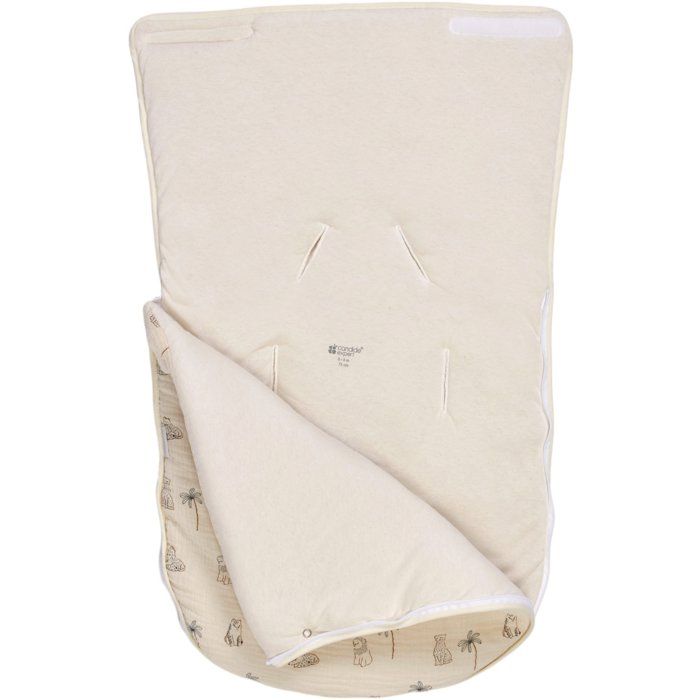 Baby nest - CANDIDE - 70 cm - 0/3 months - White tiger print
