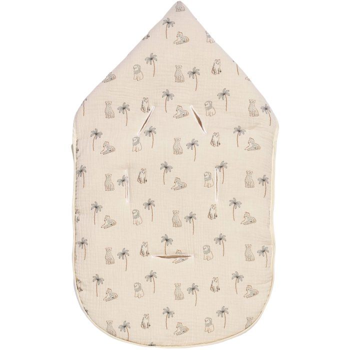 Baby nest - CANDIDE - 70 cm - 0/3 months - White tiger print