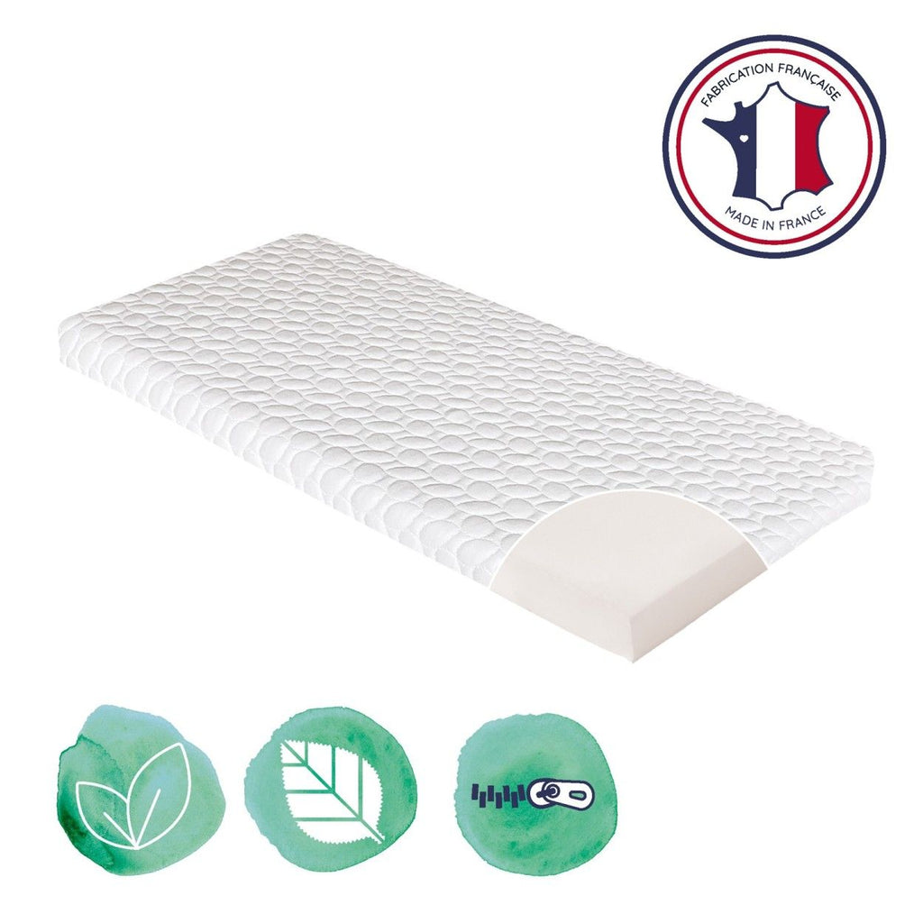 CANDIDE Fresh Crib Mattress - 50 x 83 x 5 cm - Ideal for Co-sleeping 50x83x5cm