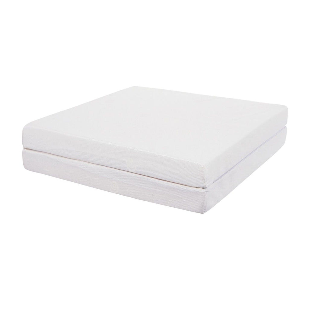 Folding baby mattress - CANDIDE - 60x120x7 cm - Essential - Made in France 2-Part