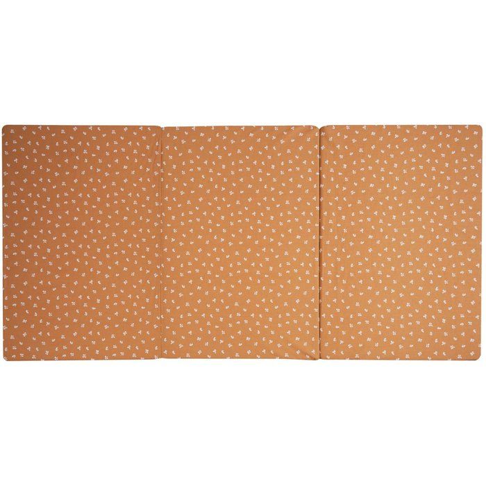 Travel mattress - CANDIDE - 120 x 60 cm - 4 cm thick - Folding - Camel