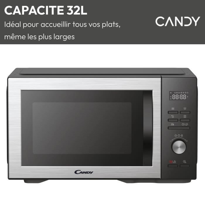 Candy Essenza CMGA31EDLB 1000W Microwave Grill, 31 L, Black