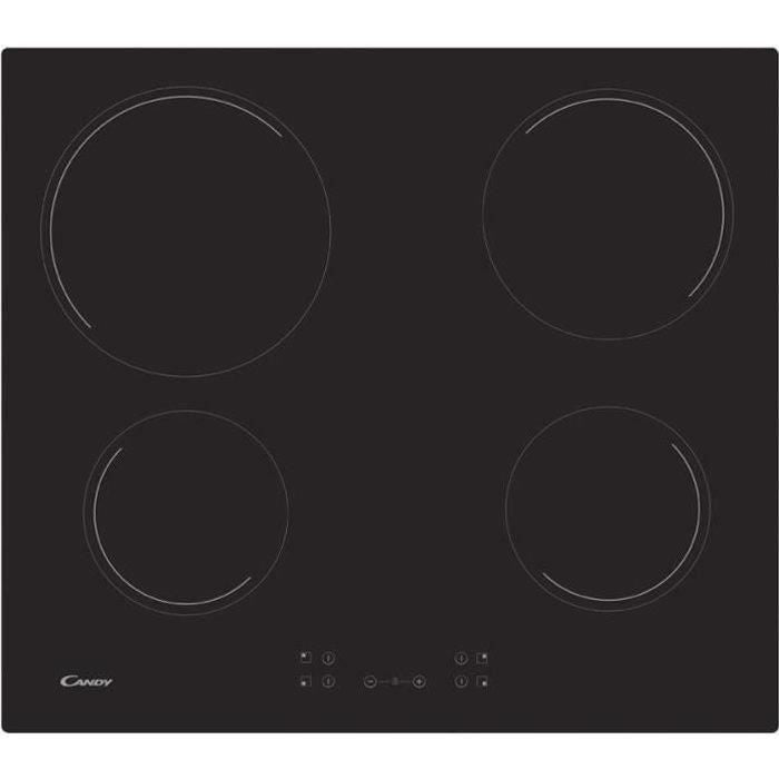 CANDY CH64CCB Ceramic Hob - 4 Burners - 59 cm Wide - Black