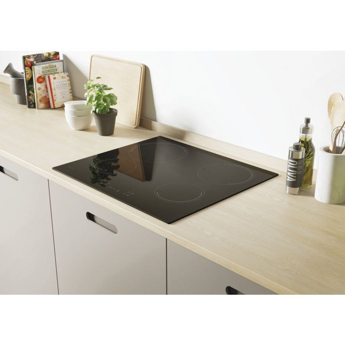 CANDY CH64CCB Ceramic Hob - 4 Burners - 59 cm Wide - Black