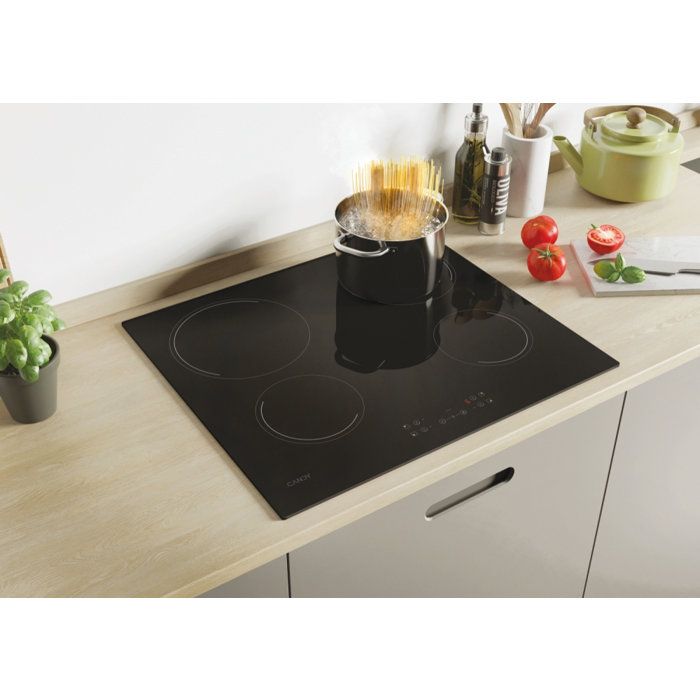 CANDY CH64CCB Ceramic Hob - 4 Burners - 59 cm Wide - Black