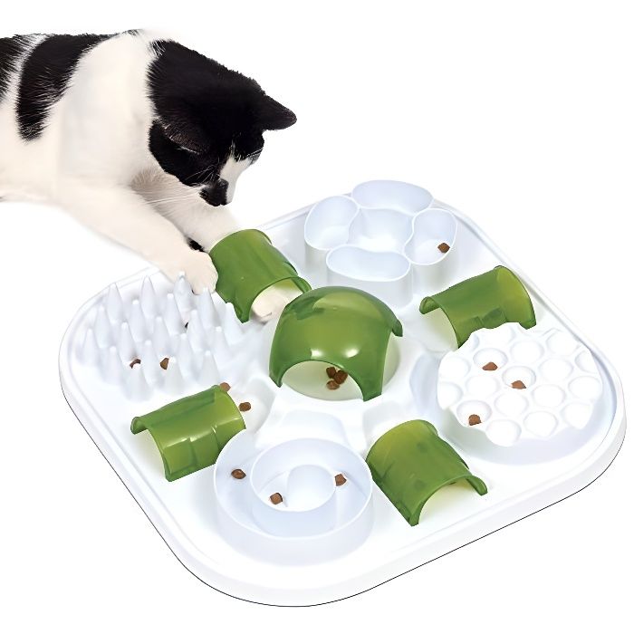 Catit Play Treat Puzzle - Interactive Slow-Feeder Toy