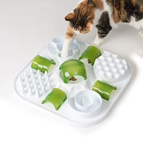 Catit Play Treat Puzzle - Interactive Slow-Feeder Toy