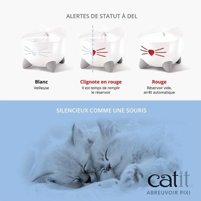 CAT IT Automatic Cat Water Fountain - 2.5 L - Blue