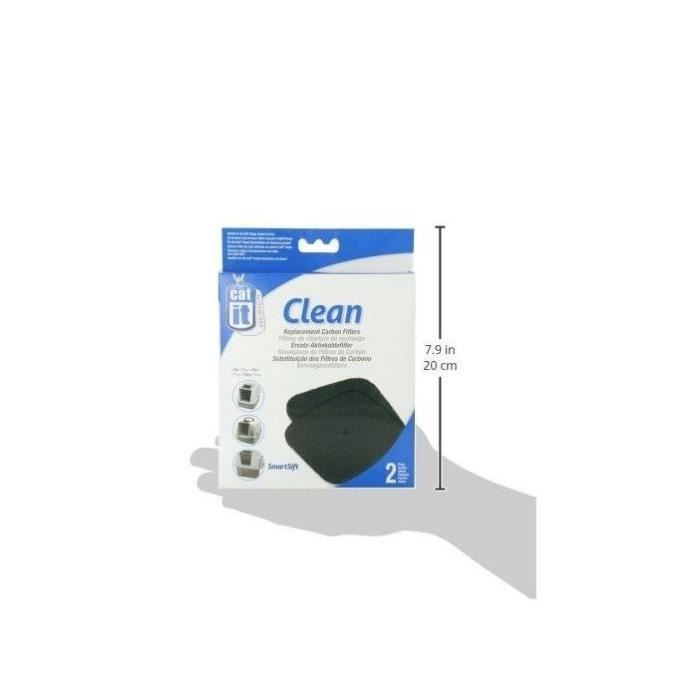 Catit Refill Pack of 2 Carbon Filters for Toilet Bowl