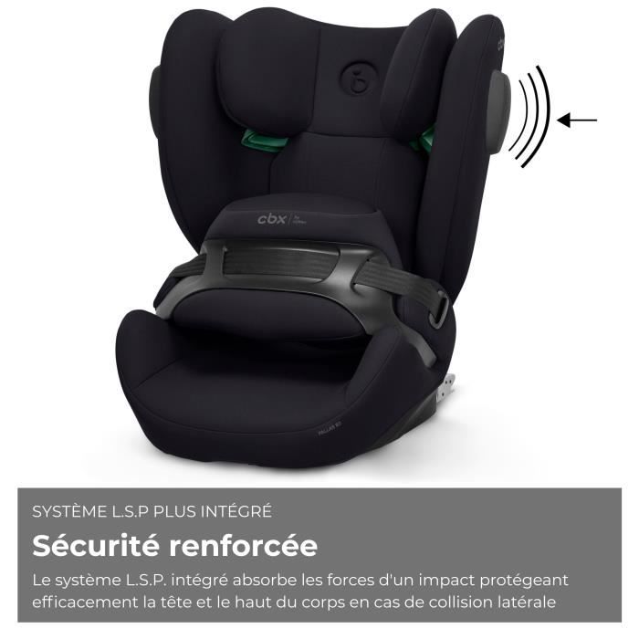 Cybex Pallas B3 i-Size Car Seat - 76 to 150 cm - 9 to 50 kg - 15 months to 12 years - Black