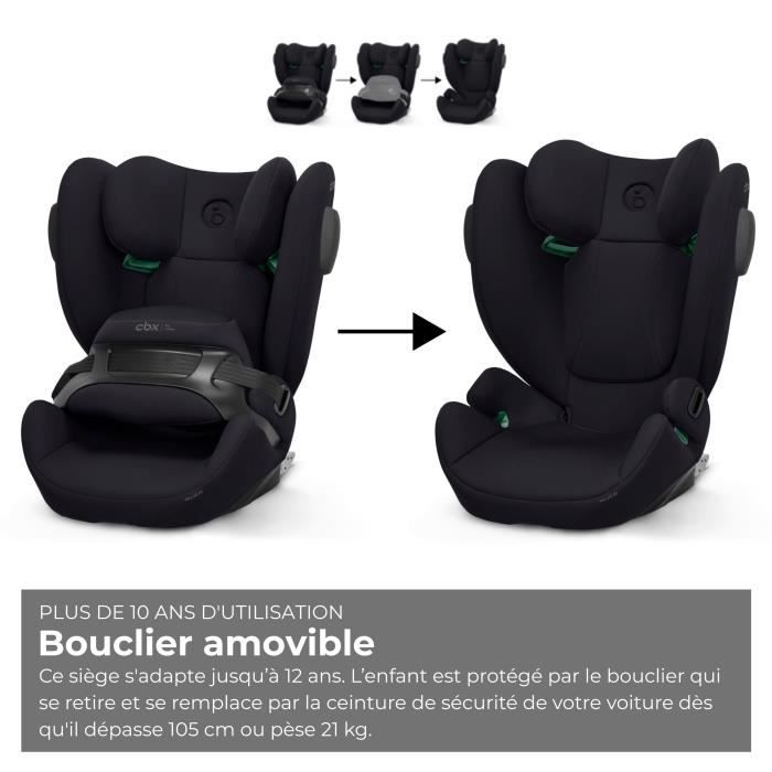 Cybex Pallas B3 i-Size Car Seat - 76 to 150 cm - 9 to 50 kg - 15 months to 12 years - Black