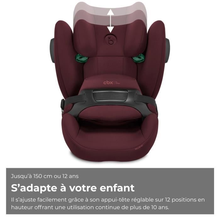 Cybex Pallas B3 i-Size Car Seat - 76 to 150 cm - 9 to 50 kg - 15 months to 12 years - Dark