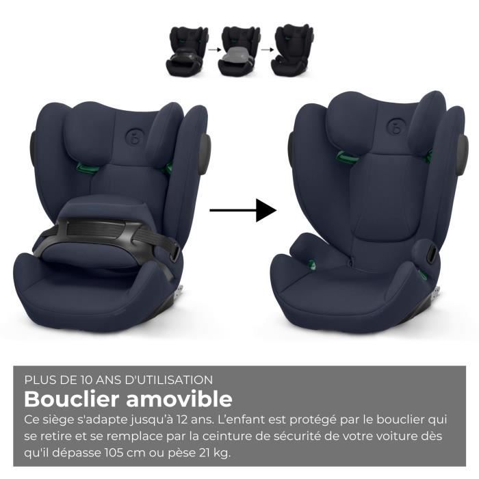 Cybex Pallas B3 i-Size Car Seat - 76 to 150 cm - 9 to 50 kg - 15 months to 12 years - Navy
