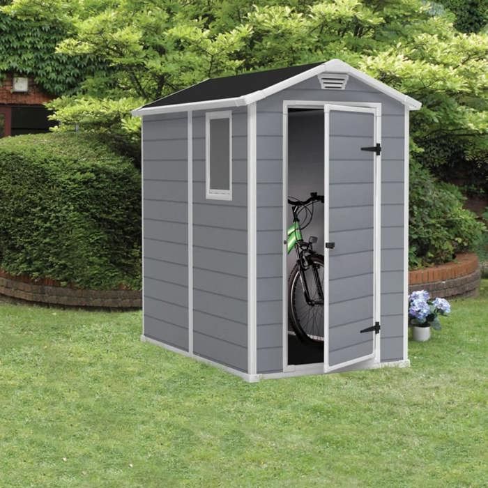 KETER Manor 46S Garden Shed 2.5 m² Weatherproof Grey