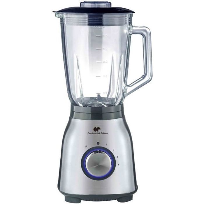 CONTINENTAL EDISON Blender - CEBL1000IN - 1000 W - 1.5 L Glass Bowl