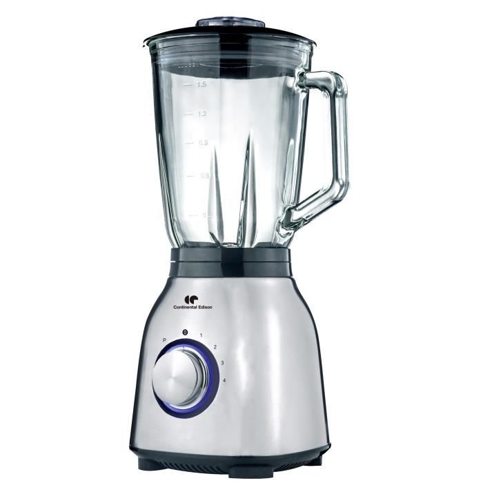 CONTINENTAL EDISON Blender - CEBL1000IN - 1000 W - 1.5 L Glass Bowl