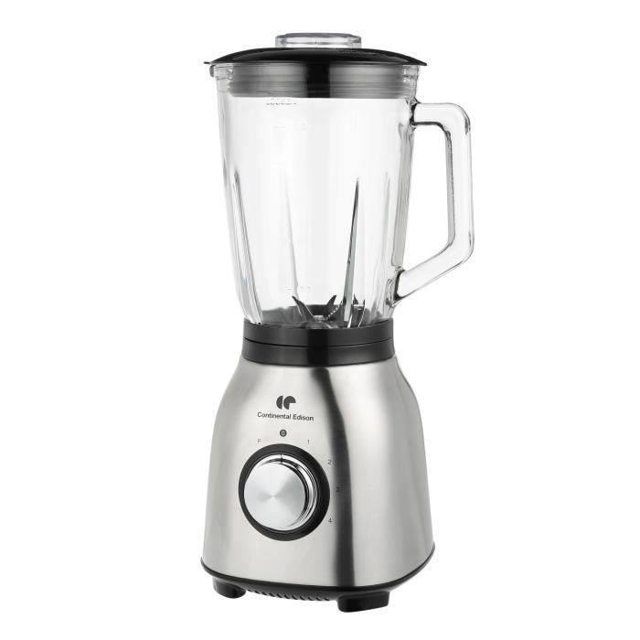 CONTINENTAL EDISON Blender - CEBL1000IN - 1000 W - 1.5 L Glass Bowl
