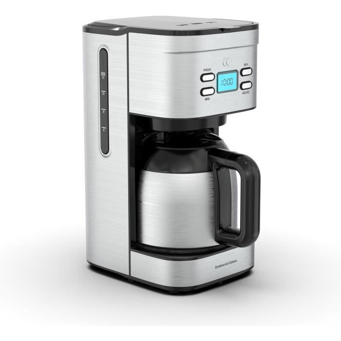 CONTINENTAL EDISON CF12TIXTH Filter Coffee Maker - 1.2 L - Isothermal Jug