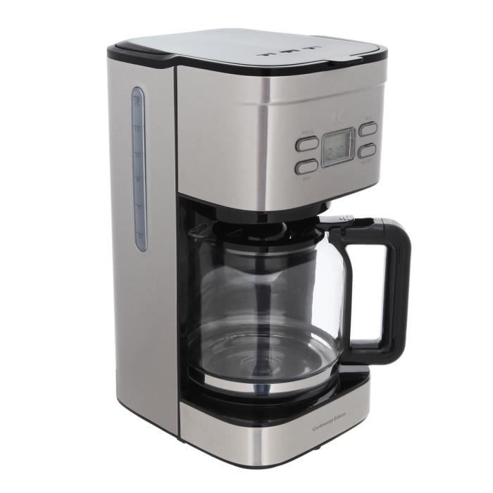 CONTINENTAL EDISON INOX Programmable Filter Coffee Maker