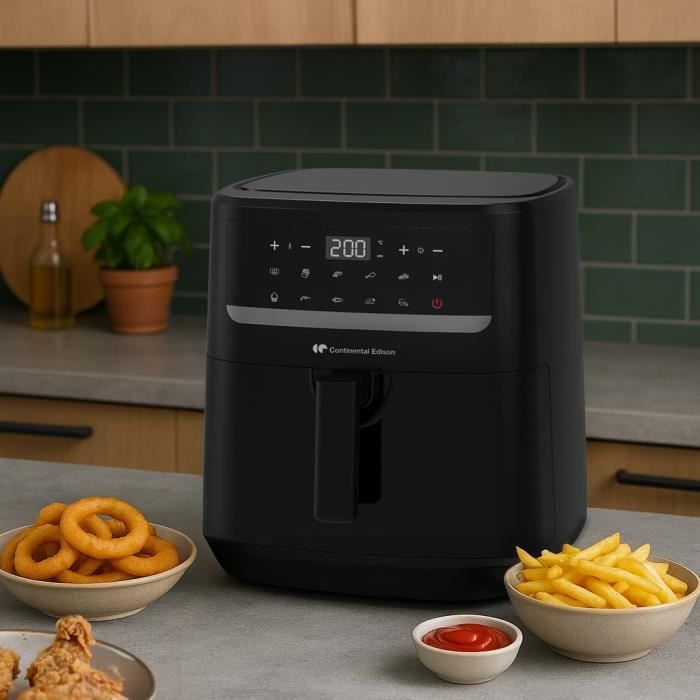 CONTINENTAL EDISON CEFR240092L Air Fryer - 9.2 L Capacity - 1800W - Black