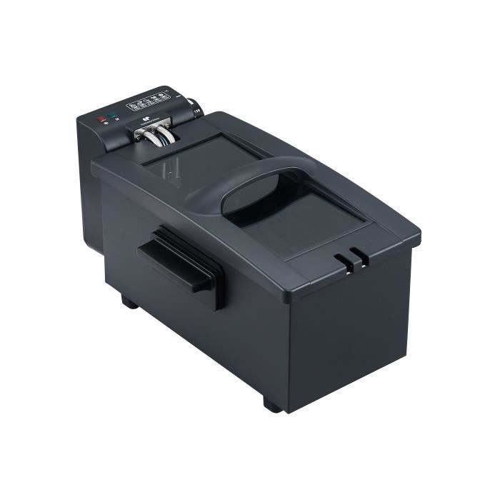 CONTINENTAL EDISON Deep Fryer - 2000 W - 3 L - Black - CEFR3BLK