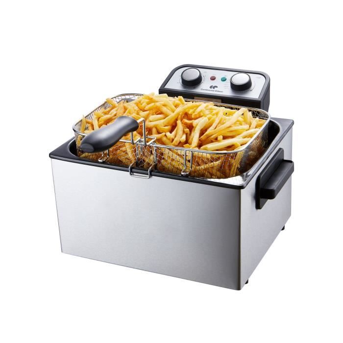 CONTINENTAL EDISON Deep Fryer - 5 L - 3 Baskets - CEFR5IN3P