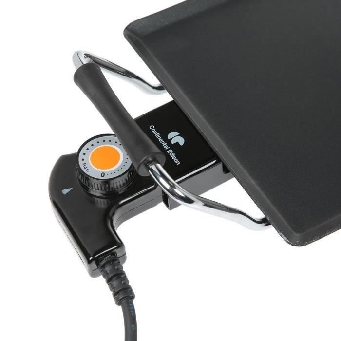 CONTINENTAL EDISON XXL Electric Griddle - CEGPL872 - 89 cm - 5-Level Adjustable Thermostat