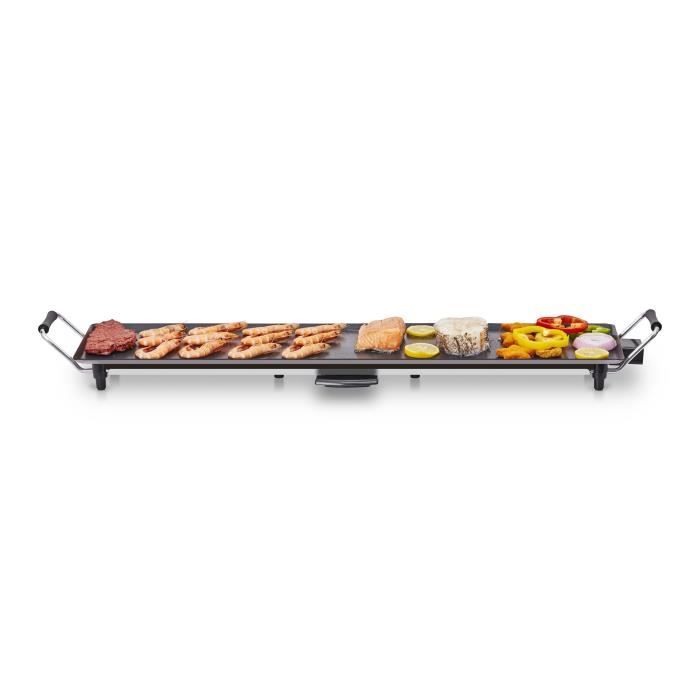 CONTINENTAL EDISON XXL Electric Griddle - CEGPL872 - 89 cm - 5-Level Adjustable Thermostat