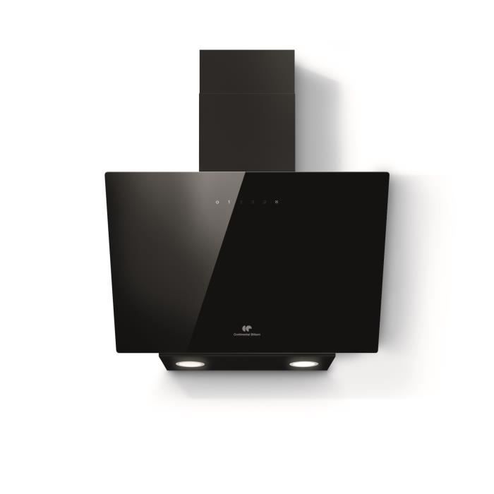 CONTINENTAL EDISON CEHD6065B Black Cooker Hood - 60 cm - A Energy Rating W60